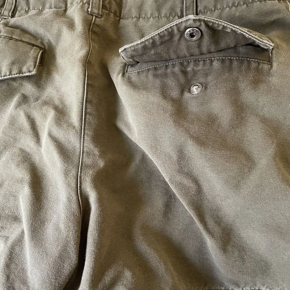 Isaac Mizrahi‎ Shorts SIZE 8 Green chino Canvas Target Pockets High Rise